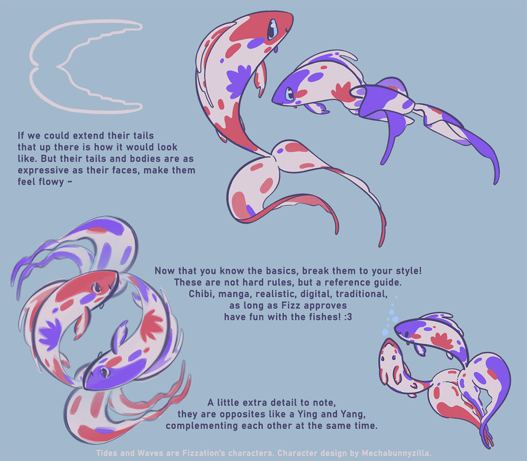 Tides: Orange Waves: Purple